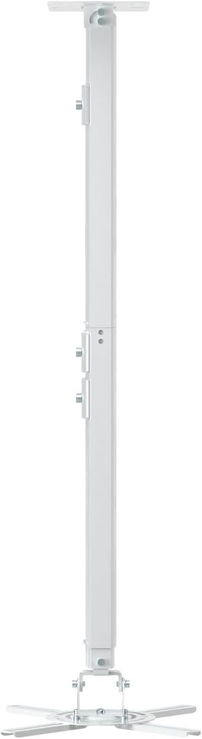 suptek Projector Ceiling Mount Bracket Fits Flat or Sloped Ceiling Height Adjustable with Extendable Length 30.7-49.21inch,for LCD/DLP Projectors,Black (PR05LB)