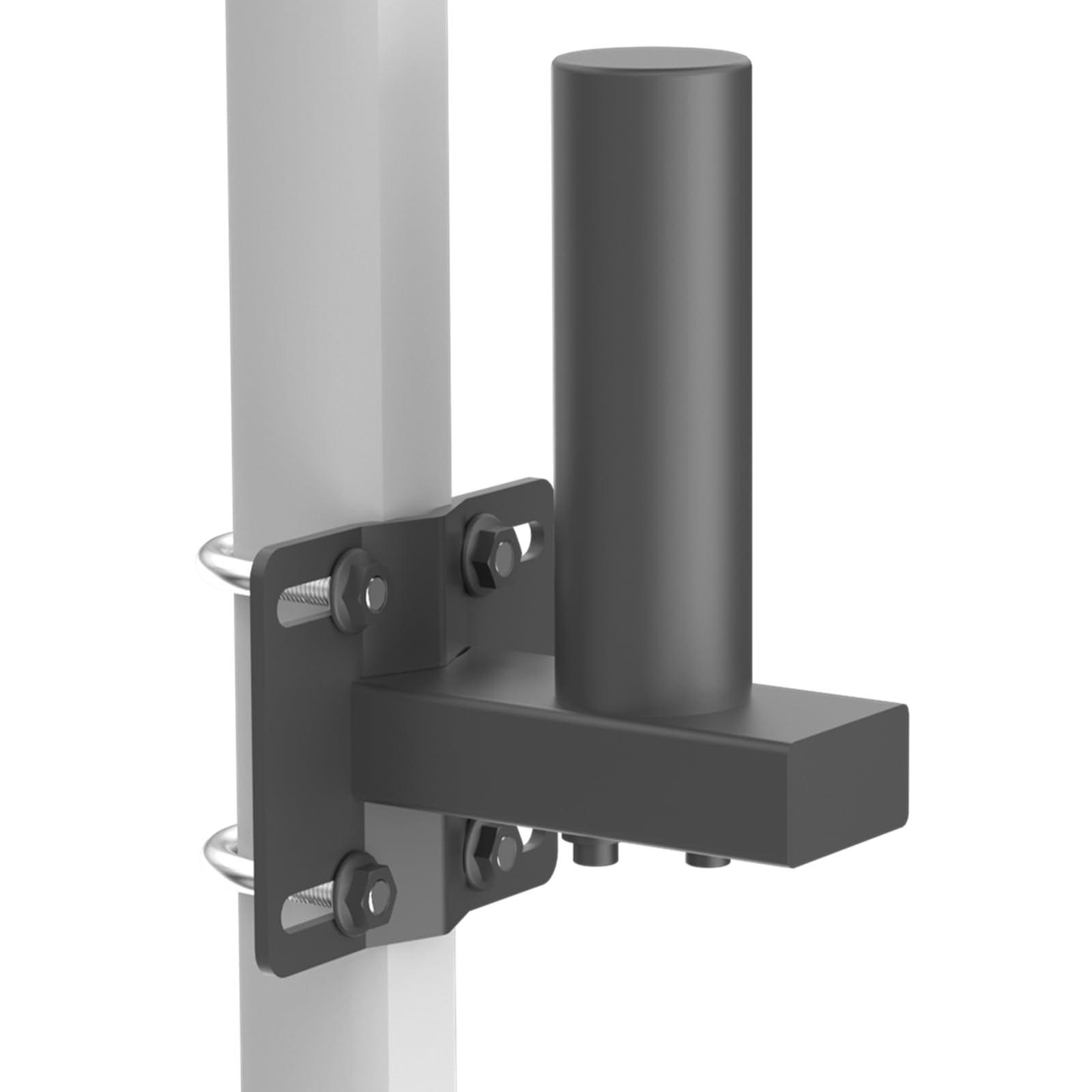 suptek Single Monitor Arm for Desk Mount Stand,Adjustable Monitor Arm for 17 to 32 inch Screen, Support Weight up to 22lbs, Mounting Holes 75x75mm to 100x100mm,Pneumatic Pole Mount Arm Black