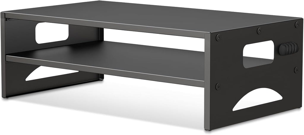 Pholiten Monitor Stand Riser with Adjustable Length and Swivel Angles | Extra Long Multifunctional Stand up to 48.2" Fit Computer Laptop Printer Max 44 lbs