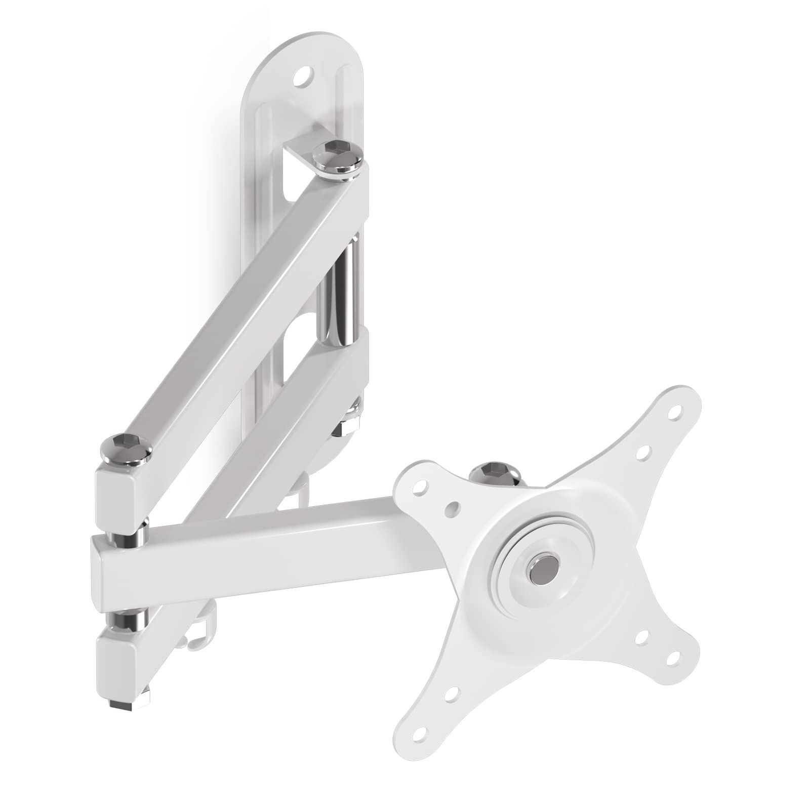 Suptek TV Wall Bracket Mount Swivel and Tilt for Most 15"-32" LED, LCD, OLED Flat Screen TVs and Monitors with VESA 75x75-100x100mm up to 13kg Full Motion Monitor Wall Bracket MA2720