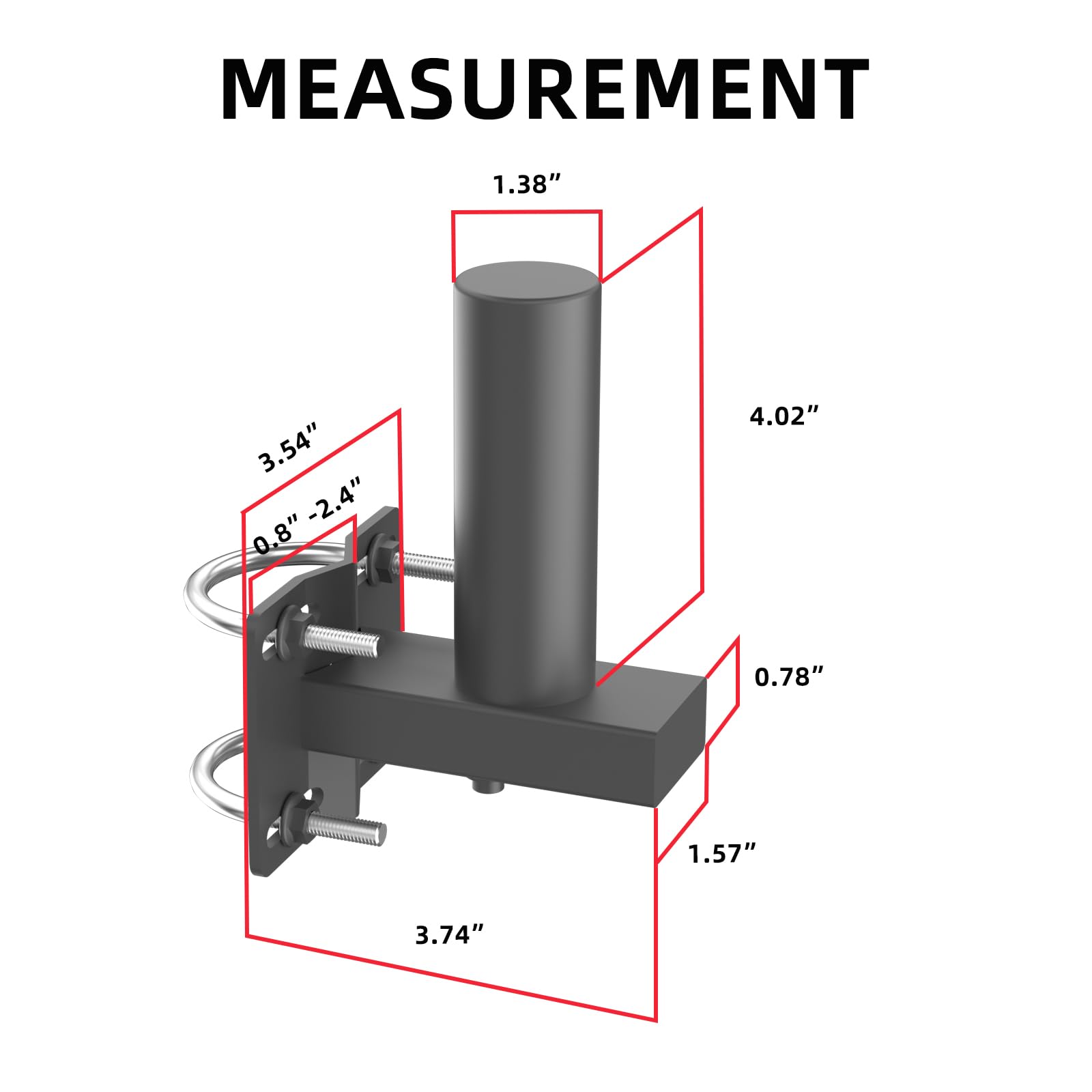 suptek Single Monitor Arm for Desk Mount Stand,Adjustable Monitor Arm for 17 to 32 inch Screen, Support Weight up to 22lbs, Mounting Holes 75x75mm to 100x100mm,Pneumatic Pole Mount Arm Black