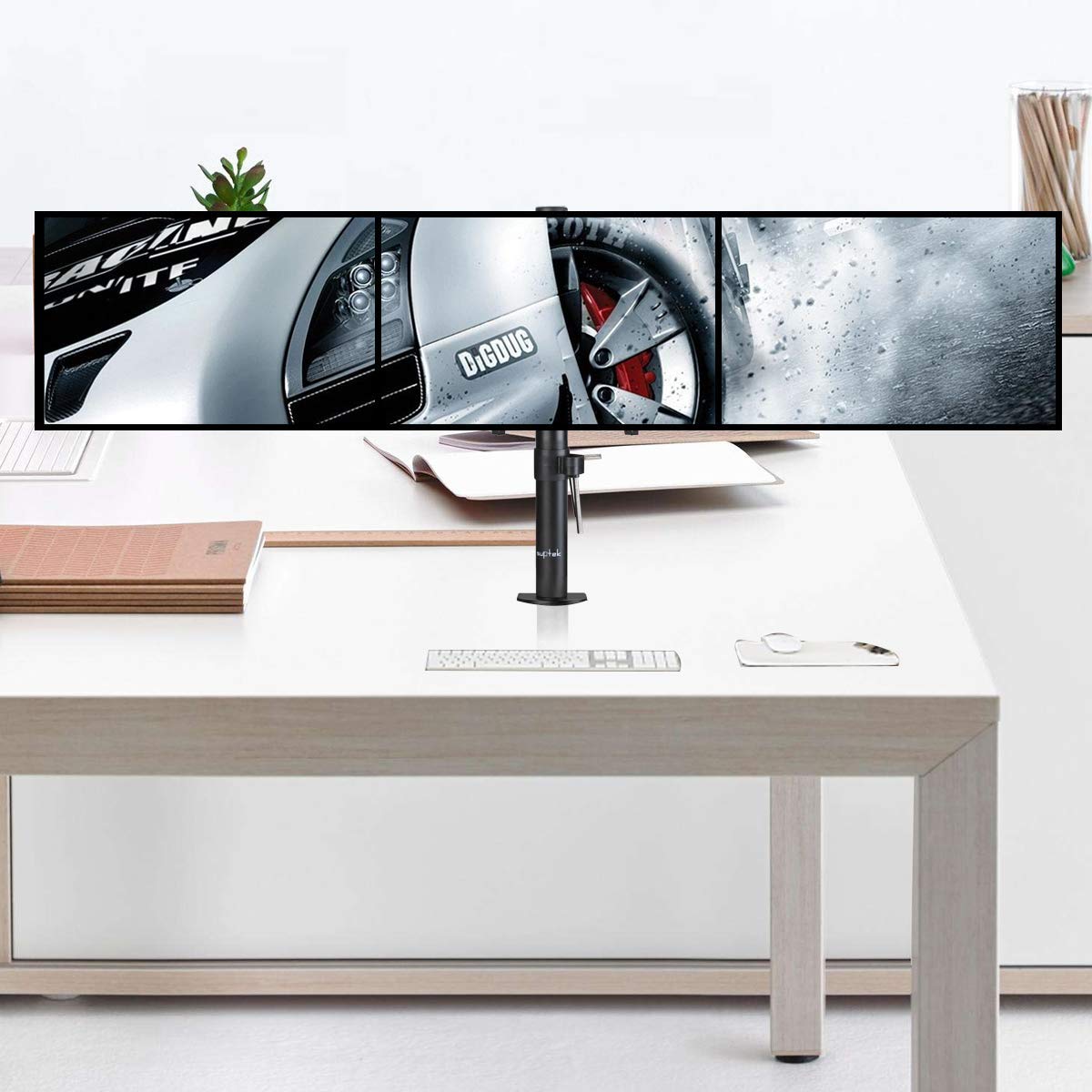 Suptek Single Monitor Mount, Adjustable Monitor Arm Desk Mount Stand for 1 / One Screen up to 32 inch Screen(MD9401)