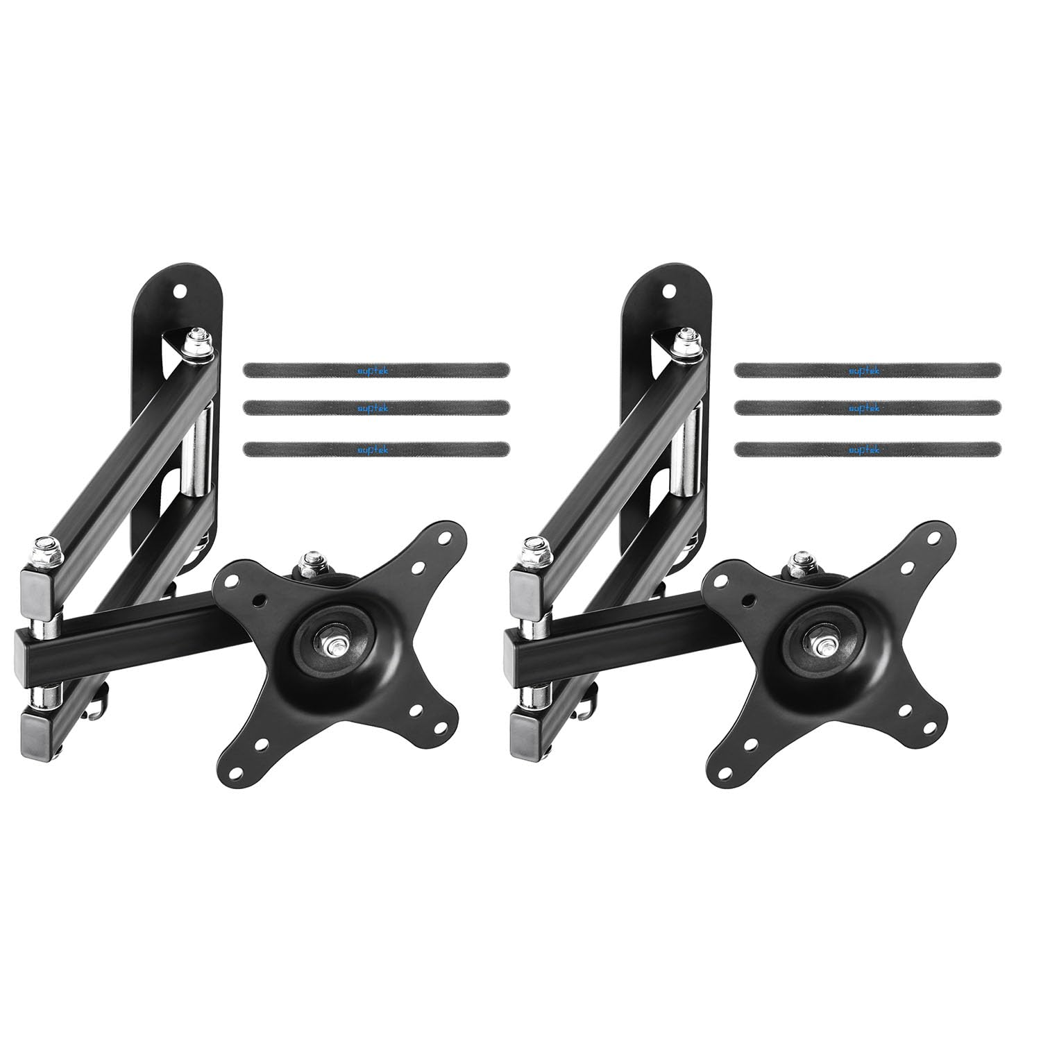Suptek TV Wall Bracket Mount Swivel and Tilt for Most 15"-32" LED, LCD, OLED Flat Screen TVs and Monitors with VESA 75x75-100x100mm up to 13kg Full Motion Monitor Wall Bracket MA2720
