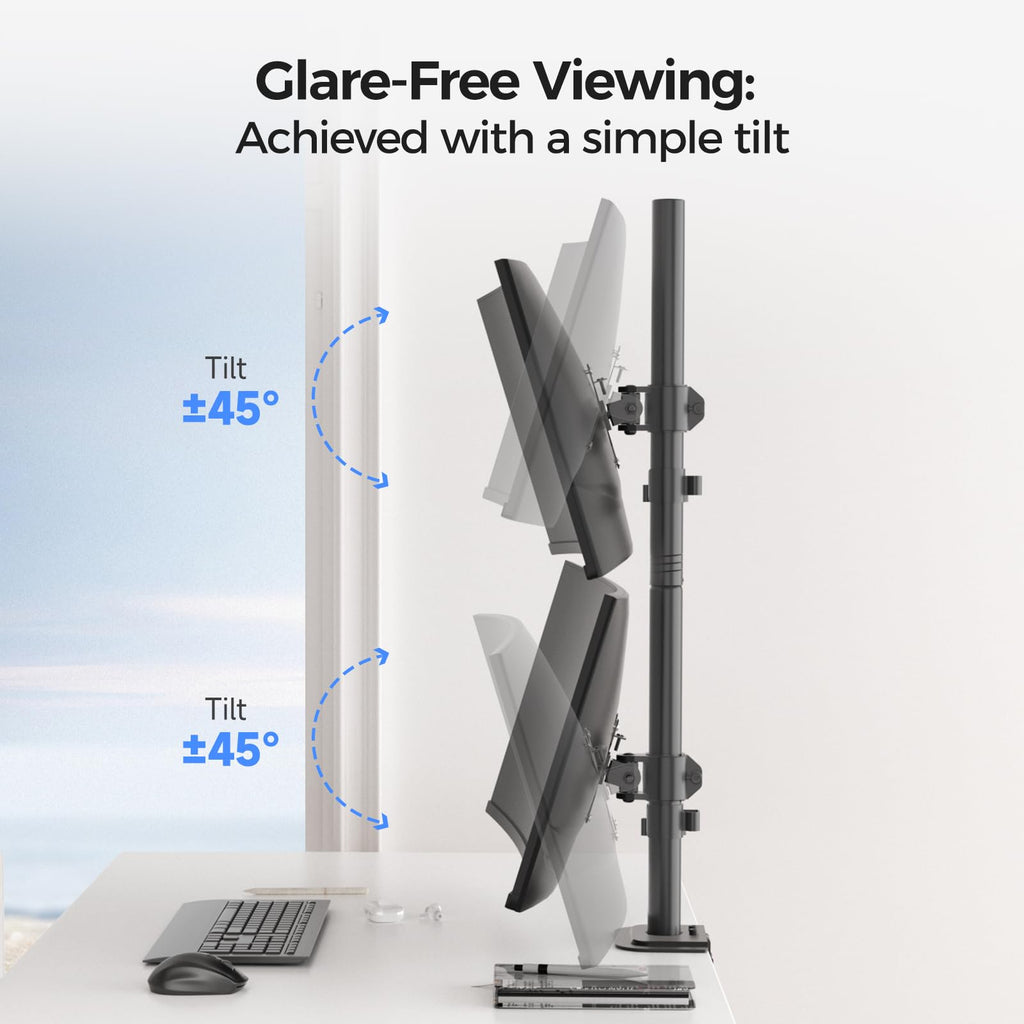 Suptek Single Monitor Mount, Adjustable Monitor Arm Desk Mount Stand for 1 / One Screen up to 32 inch Screen(MD9401)