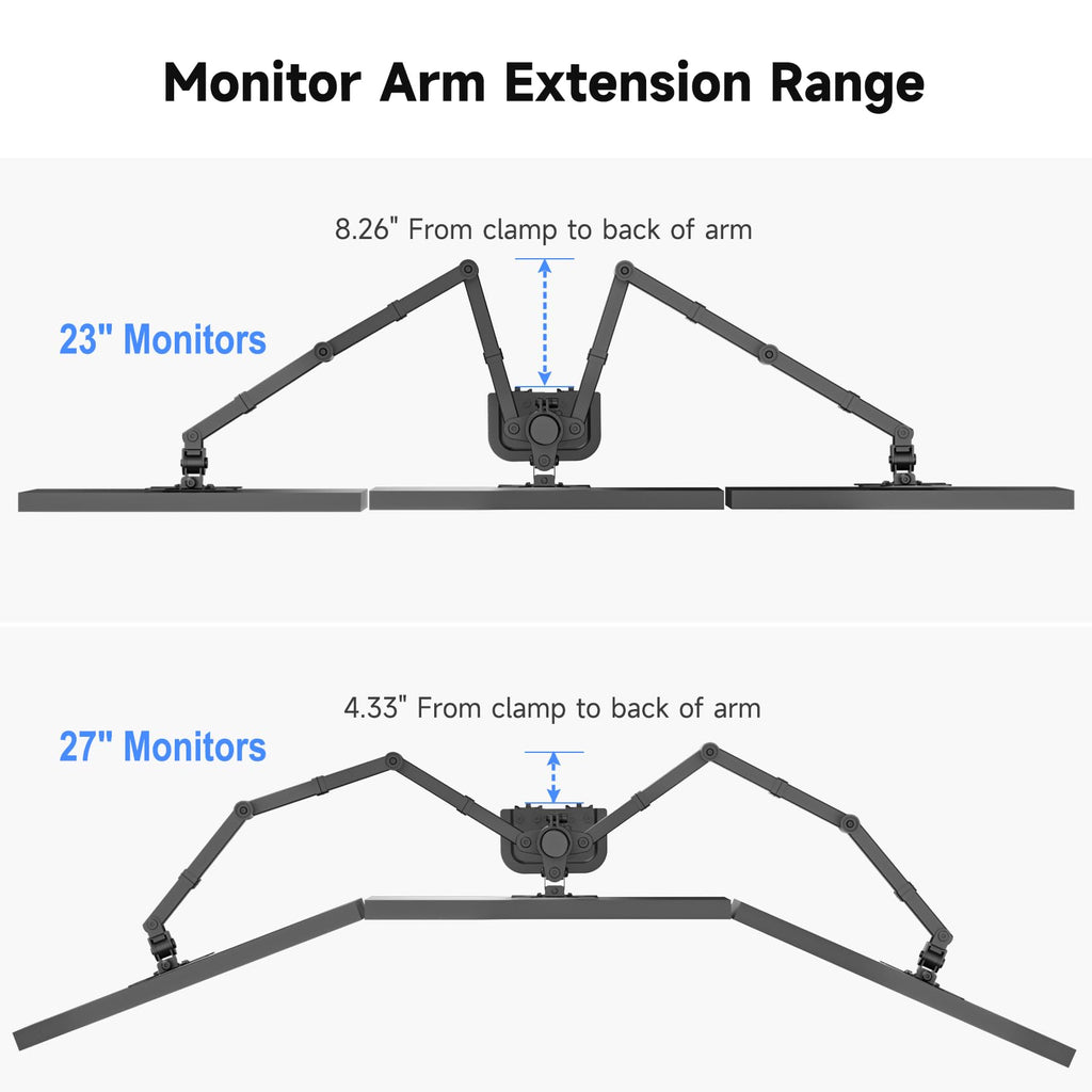 Suptek Single Monitor Mount, Adjustable Monitor Arm Desk Mount Stand for 1 / One Screen up to 32 inch Screen(MD9401)