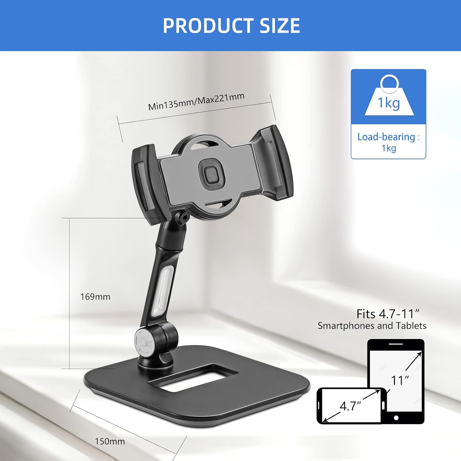 Tablet Stand YFD108(BW)-UK
