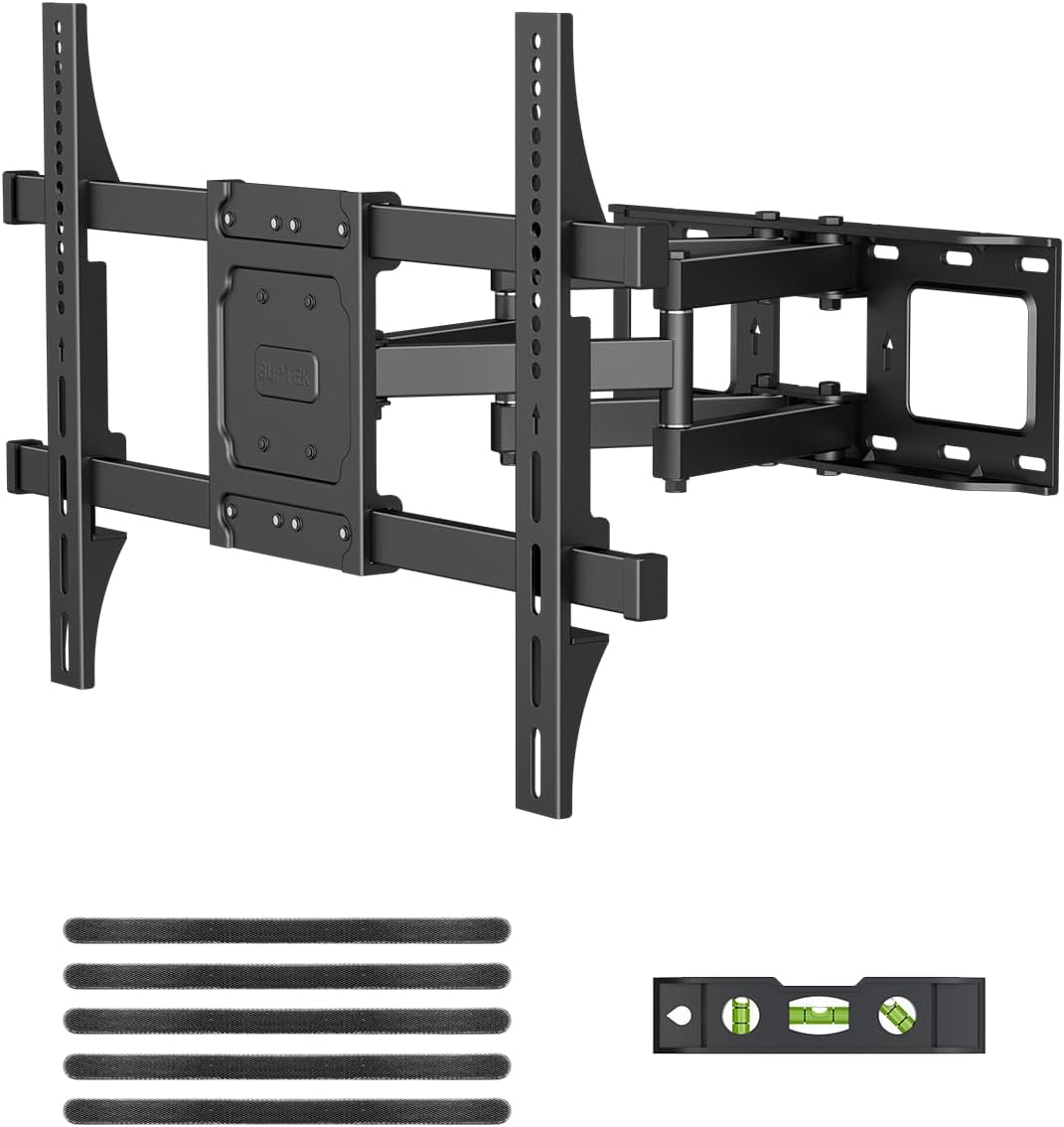 Suptek TV Wall Mount Swivel and Tilt Full Motion for Most 23 to 60 inch TV Mount up to 66lbs max VESA 400x400mm (A1+)