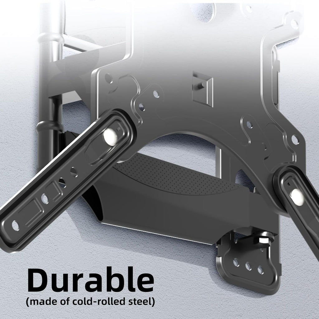 Suptek Adjustable TV Wall Mount Swivel and Tilt TV Arm Bracket for Most 32-55 inch LED, LCD Monitor and Plasma TVs up to 70lbs VESA up to 400x400mm (MAFD-L400)